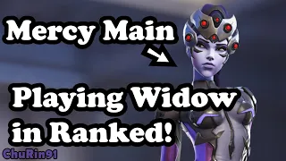 Mercy Main Tries Some Widow in Ranked! - Overwatch 2 Widowmaker Comp Gameplay