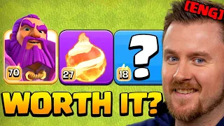 BEST WARDEN EQUIPMENT and BEST Item to pick from the TRADER (Clash of Clans)