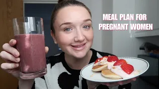 I FOLLOWED A MEAL PLAN RECOMMENDED FOR PREGNANT WOMEN