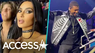 Kim Kardashian SERENADED By Usher At Vegas Show