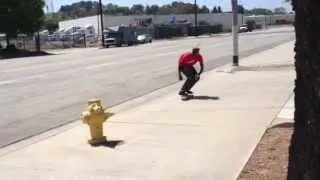 Theotis Beasley - BS Flip Over The Hydrant