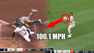 MLB | Super Arm Throws At Home Plate