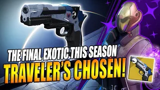 Destiny 2 | How To get Traveler's Chosen Exotic Sidearm - A New Build Busting MONSTER!