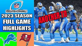 Lions vs Buccaneers [FULL GAME] NFC Divisional | NFL Playoffs Highlights Today