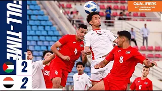 AFC U20 CUP 2023 QUALIFIERS GROUP C: YEMEN 2-2 PALESTINE