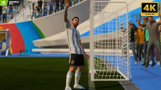 VoltaFootBall - Argentina vs. Croacia I Messi vs Modric I EA Gameplay FIFA 23 [4K60]