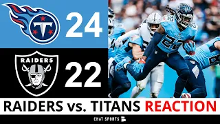Titans News and Rumors: Titans SURVIVE vs. Raiders, Ryan Tannehill , Derrick Henry + Defense
