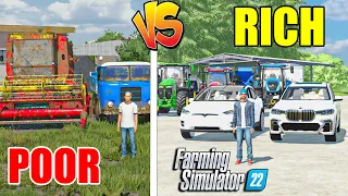 Farming Simulator 22 : POOR vs RICH FARMER | GENERAL COMPARISON Vol. 2