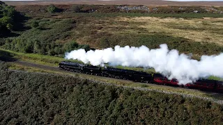 NYMR Autumn Steam Gala Day 2 (Friday) - Double headed superpower. Most traction power on NYMR?