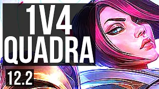 FIORA vs TRYNDA (TOP) | 1v4 Quadra, 12 solo kills, 300+ games | EUW Master | 12.2