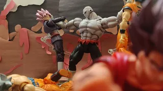 Jiren Smacks the Goofy outta Goku - Stop Motion Animation