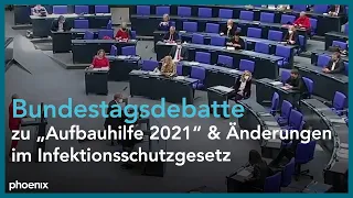 "Aufbauhilfe 2021" & Infektionsschutzgesetz: Debatte im Deutschen Bundestag am 07.09.21