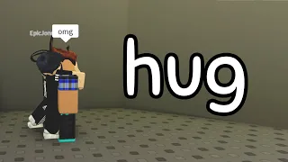 Hugging People in Roblox VR