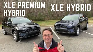 2021 RAV4 XLE Hybrid vs XLE Premium Hybrid: I Compare So You Can Decide!