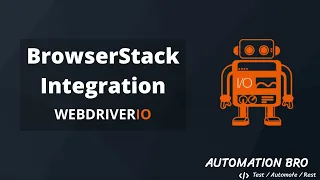 Integrate tests with BrowserStack - WebdriverIO | #17