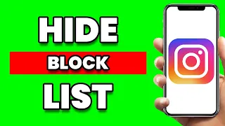 How To Hide Block List On Instagram (2024)