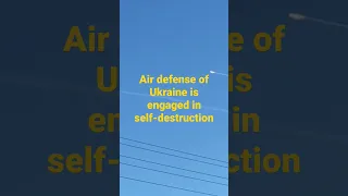 #shorts And here is the work of the vaunted western air defense IRIS-T in Kyiv.