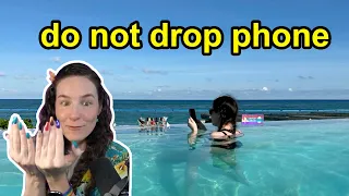 Shooting Nail Polish in an Infinity Pool!! (Holo Taco Vacation Launch🏖)