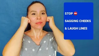 Daily Lifting Massage for Sagging Cheeks and Laugh Lines (Nasolabial Folds)