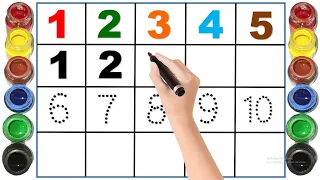 123 Numbers, one two three, 1 to 100 counting, learn to count, kids rhymes, numbers song