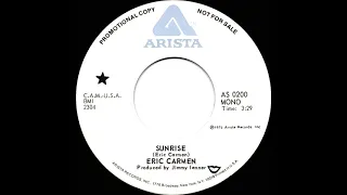 1976 Eric Carmen - Sunrise (mono radio promo 45)