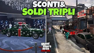 SCONTI E SOLDI TRIPLI SU GTA ONLINE AGGIORNAMENTO SETTIMANALE (NUOVA RAPINA CHOP SHOP)