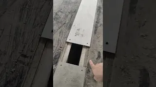 Building Expansion joint cover by S S sheet  || video made by Jitendra tatu