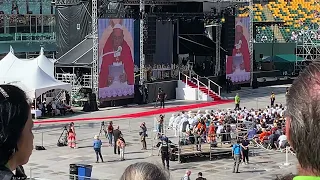 Pope Francis Homily. Commonwealth Stadium Edmonton Alberta Canada