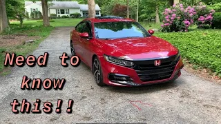 You should know this before buying the 2.0t 2018 or 2019 accord