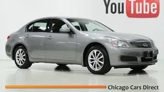 Chicago Cars Direct Presents a 2008 Infiniti G35x AWD. Platinum Graphite/Graphite. x13370