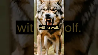 🐺PROTECT YOUR NECK!!! How to SURVIVE a WOLF ATTACK!!!🧠 #shorts #wolves