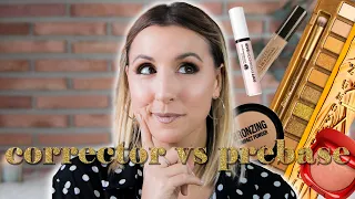 CORRECTOR VS PREBASE DE SOMBRAS - ¿Sirve de algo usar prebase de sombras?