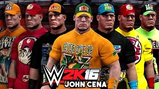 WWE 2K16 - John Cena Top 10 Attires - Community Creations!!