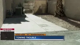 Woman says family car was towed from driveway
