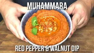 How to make Muhammara, a DELICIOUS red pepper and walnut dip