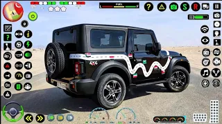 Dollar (song) Modified Mahindra blue Thar👿 || Indian cars simulator 3d || android gameplay #10
