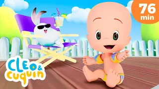 Learn to swim with Cuquin's swimming song and more nursery rhymes for kids with Cleo and Cuquin