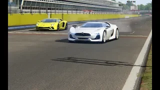 Lamborghini Aventardor S vs Citroen GT at Monza Circuit