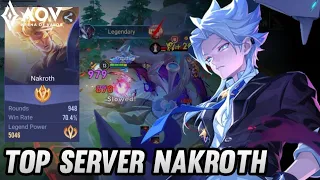 AoV : NAKROTH DIMENSION BREAKER GAMEPLAY | TOP SERVER NAKROTH - ARENA OF VALOR | LIÊNQUÂNMOBILE |ROV