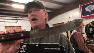 Sharpen a Butcher’s Knife