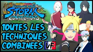 TOUTES LES TECHNIQUES SECRETES COMBINÉES EN VF NARUTO X BORUTO : ULTIMATE NINJA STORM CONNECTIONS