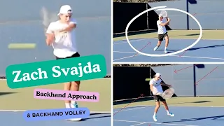 Understanding Zachary Svajda's Backhand Approach and Backhand Volley