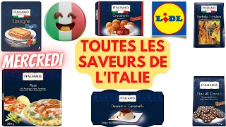 💥 ARRIVAGE LIDL💥 TOUTES LES SAVEURS DE L'ITALIE - 20 septembre 2023 - 97 OFFRES - FRANCE