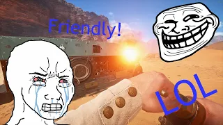 How To Kill a Friendly Mortar Truck In BF1!