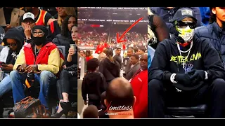 Quavo And Offset Still FIGHTING and Both Spotted At SAME Atlanta Hawks Game & REFUSE To TALK