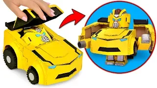 Fabrique Ton Propre Transformer en Carton | Bumblebee