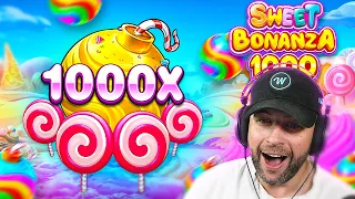 WINNING over $100,000 with MASSIVE MULTIS on SWEET BONANZA 1000!! (Highlights)