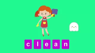 Basic Action Words E-Flashcards for Kids (Visual Cue Reader)