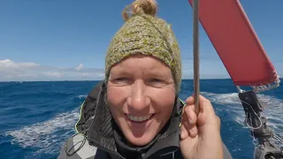 Solo Sailor Kirsten Neuschafer - Golden Globe Race 2022 Onboard Footage Cape Town to Hobart