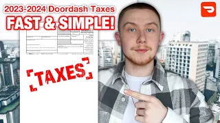 How to File Taxes For Doordash Drivers QUICK & EASY (2023-2024) | Write-offs and Benefits